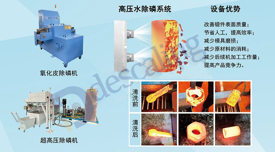 锻造除磷机在除磷过程中的注意事项